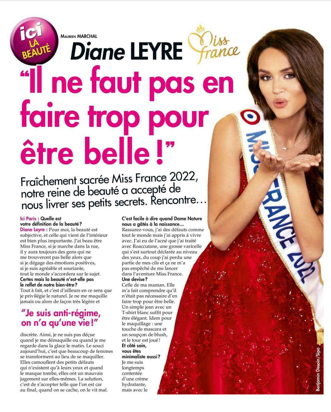 Les secrets beauté d’une Miss France